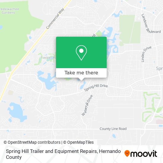 Spring Hill Trailer and Equipment Repairs map