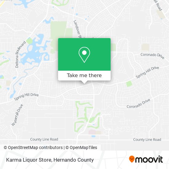 Mapa de Karma Liquor Store
