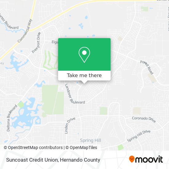 Suncoast Credit Union map