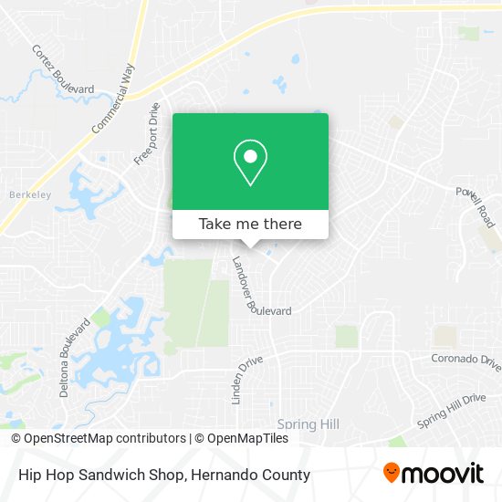 Hip Hop Sandwich Shop map