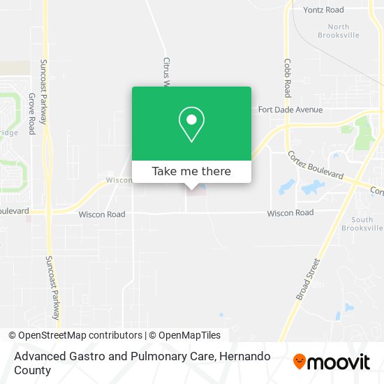 Advanced Gastro and Pulmonary Care map
