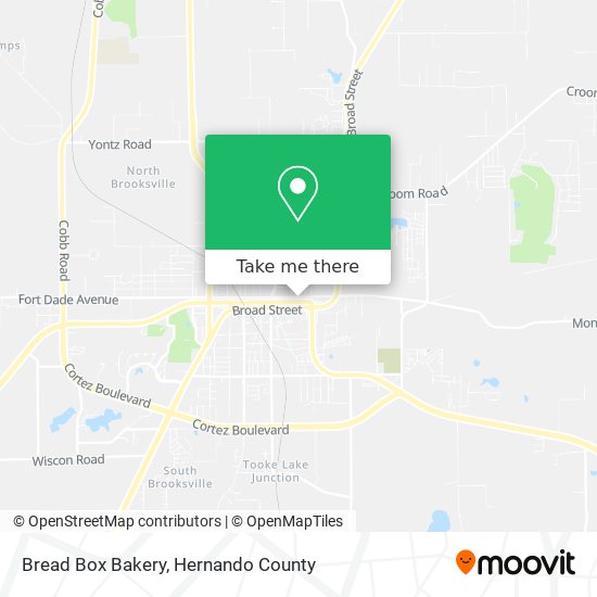 Bread Box Bakery map