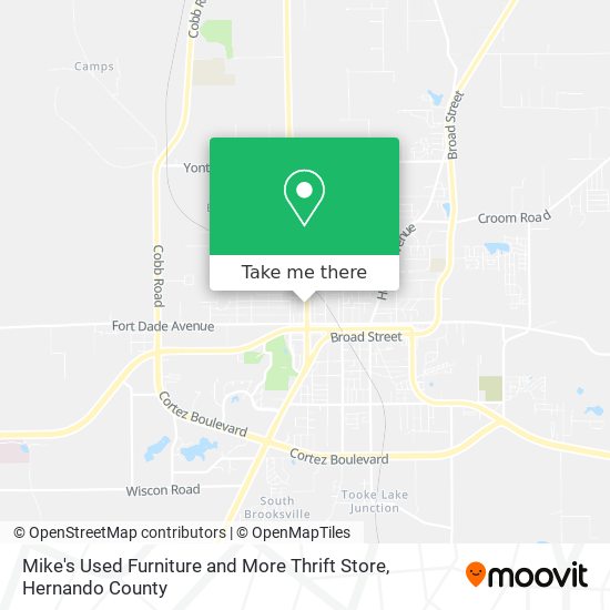 Mapa de Mike's Used Furniture and More Thrift Store