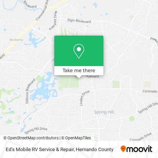 Ed's Mobile RV Service & Repair map