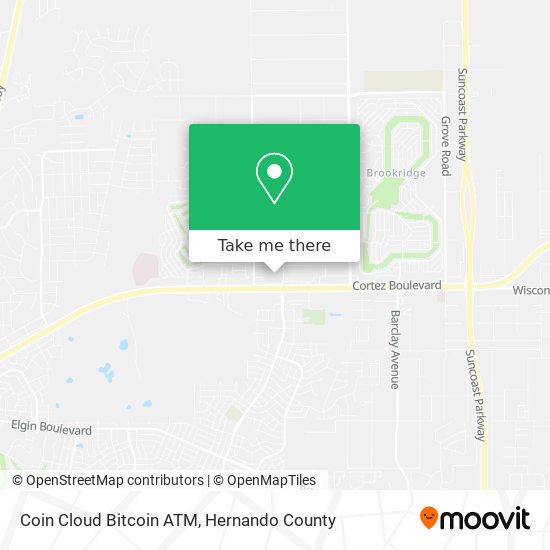 Coin Cloud Bitcoin ATM map
