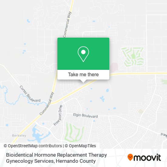 Mapa de Bioidentical Hormone Replacement Therapy Gynecology Services