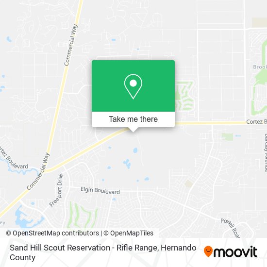 Sand Hill Scout Reservation - Rifle Range map