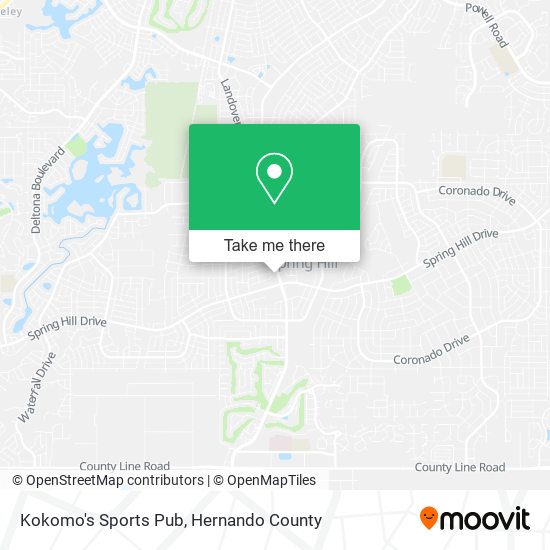 Mapa de Kokomo's Sports Pub