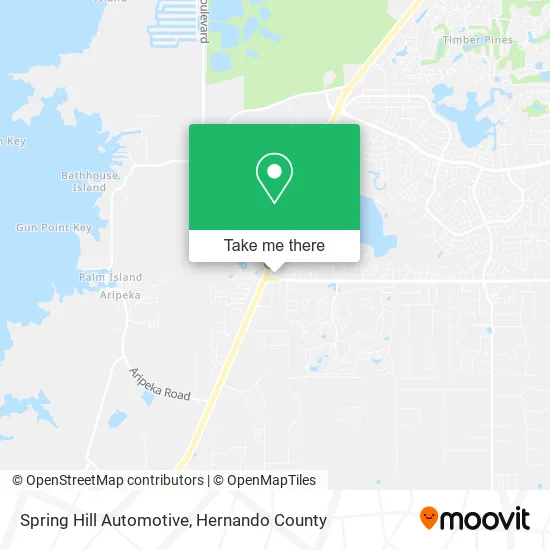 Spring Hill Automotive map