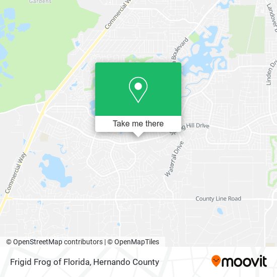 Mapa de Frigid Frog of Florida