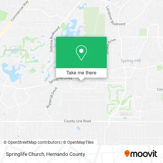 Springlife Church map