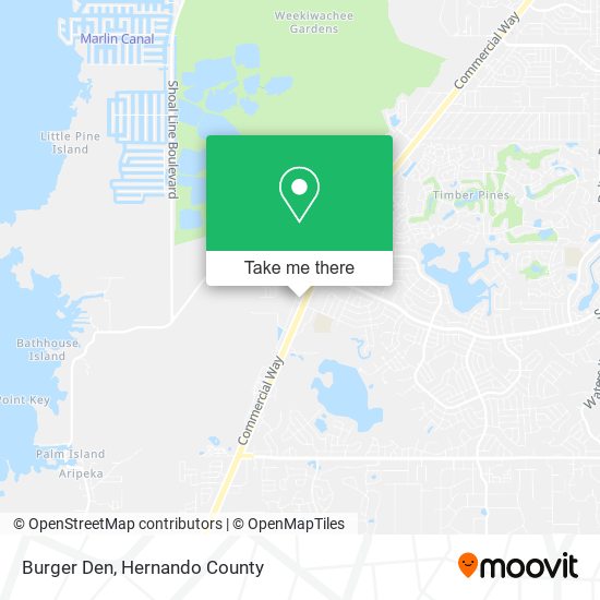 Mapa de Burger Den