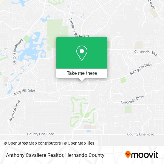 Anthony Cavaliere Realtor map