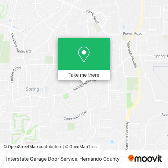 Mapa de Interstate Garage Door Service