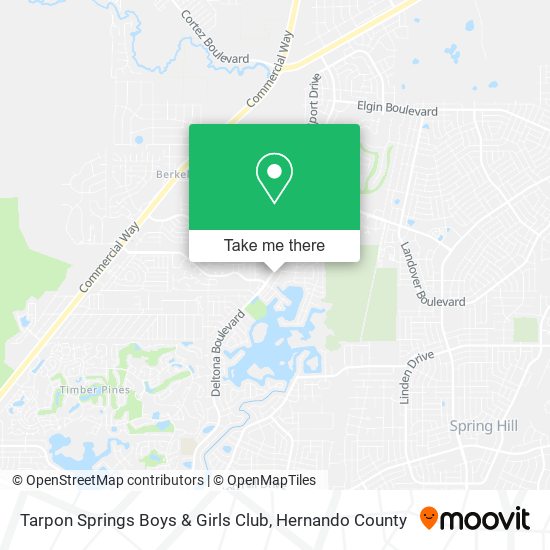 Tarpon Springs Boys & Girls Club map