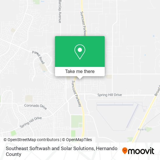 Mapa de Southeast Softwash and Solar Solutions