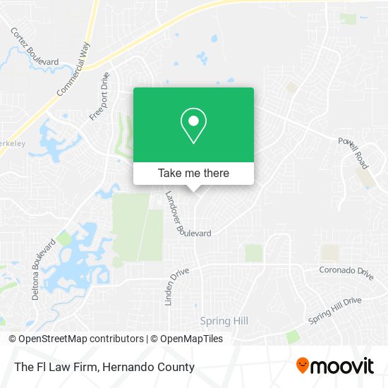The Fl Law Firm map