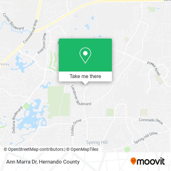 Ann Marra Dr map