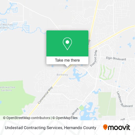 Undestad Contracting Services map