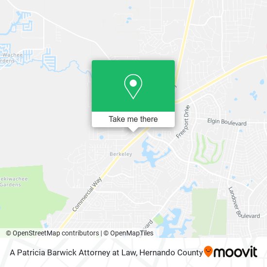 Mapa de A Patricia Barwick Attorney at Law