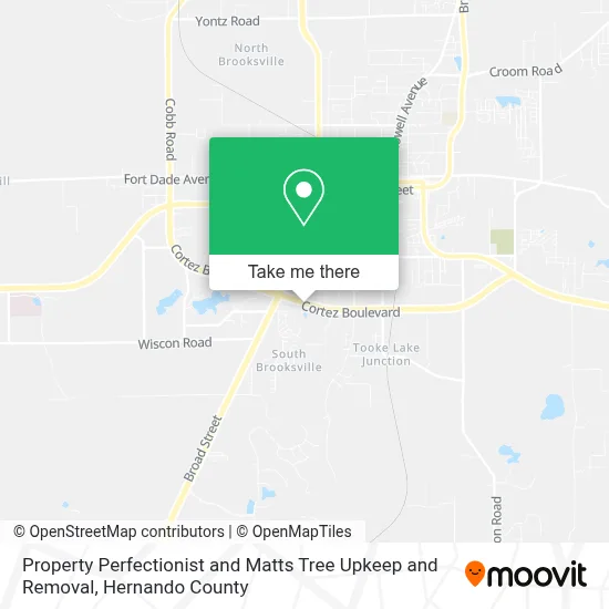 Property Perfectionist and Matts Tree Upkeep and Removal map