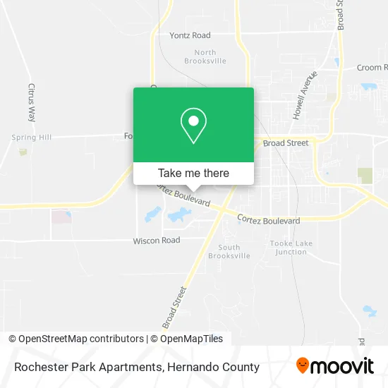 Rochester Park Apartments map