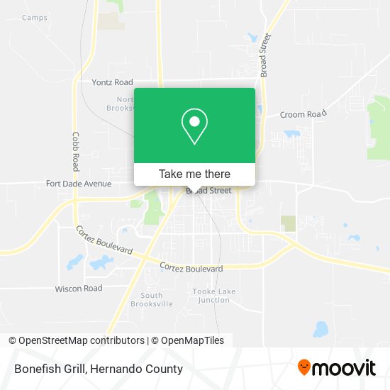 Bonefish Grill map