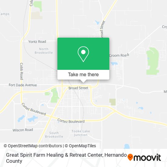 Great Spirit Farm Healing & Retreat Center map