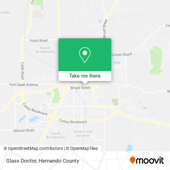 Mapa de Glass Doctor