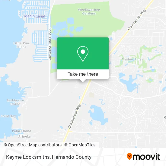 Mapa de Keyme Locksmiths