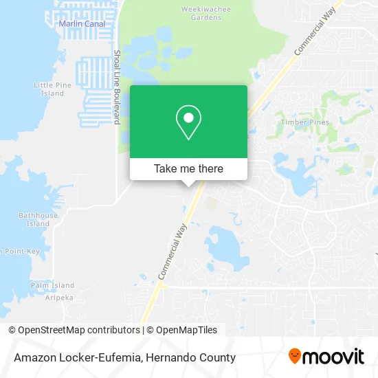 Mapa de Amazon Locker-Eufemia