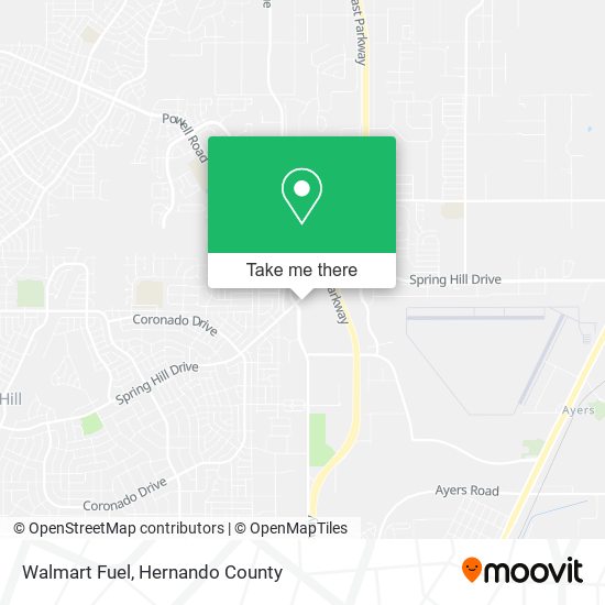 Walmart Fuel map