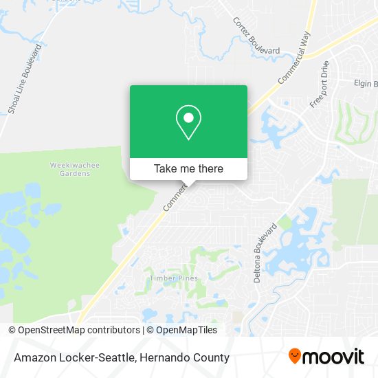 Amazon Locker-Seattle map