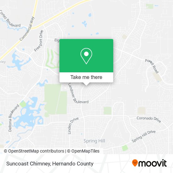 Suncoast Chimney map