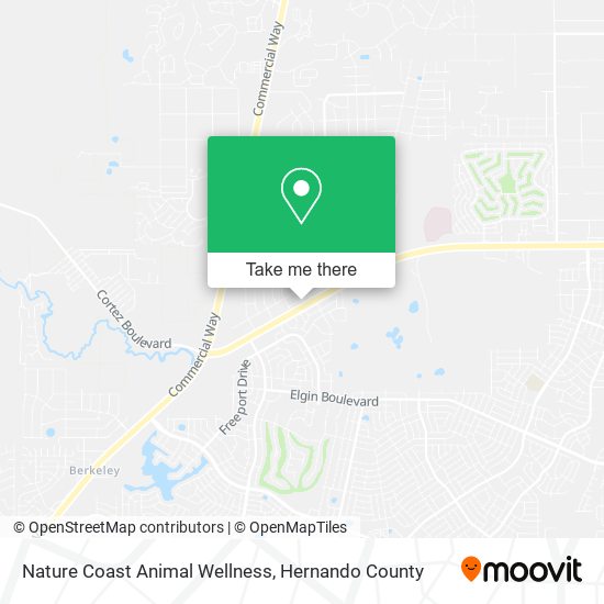 Nature Coast Animal Wellness map