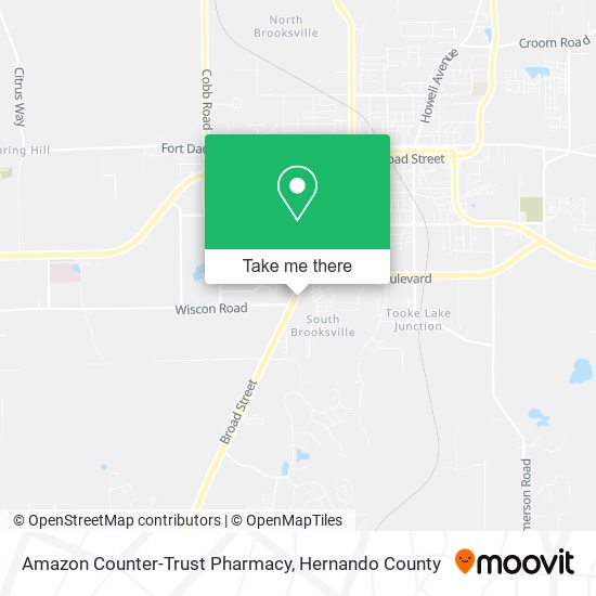 Amazon Counter-Trust Pharmacy map