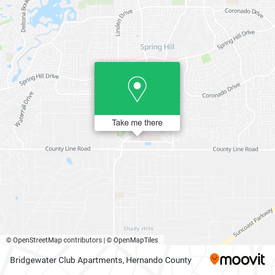 Bridgewater Club Apartments map