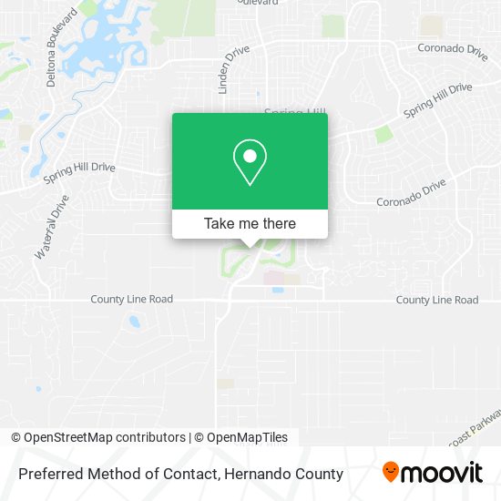 Mapa de Preferred Method of Contact