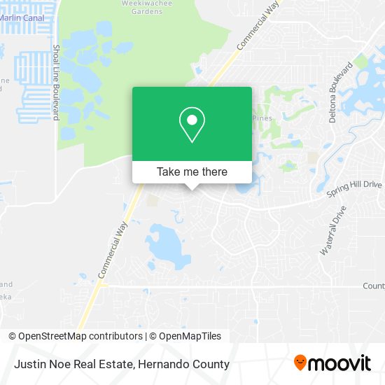 Justin Noe Real Estate map