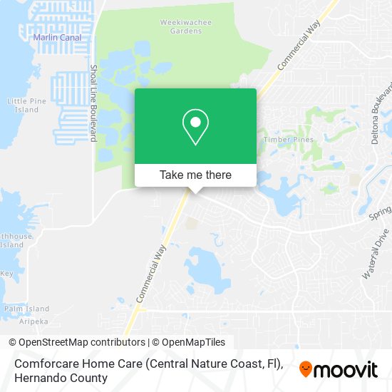 Comforcare Home Care (Central Nature Coast, Fl) map
