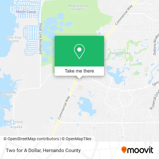 Mapa de Two for A Dollar