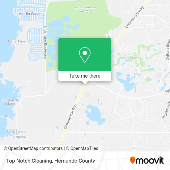 Top Notch Cleaning map