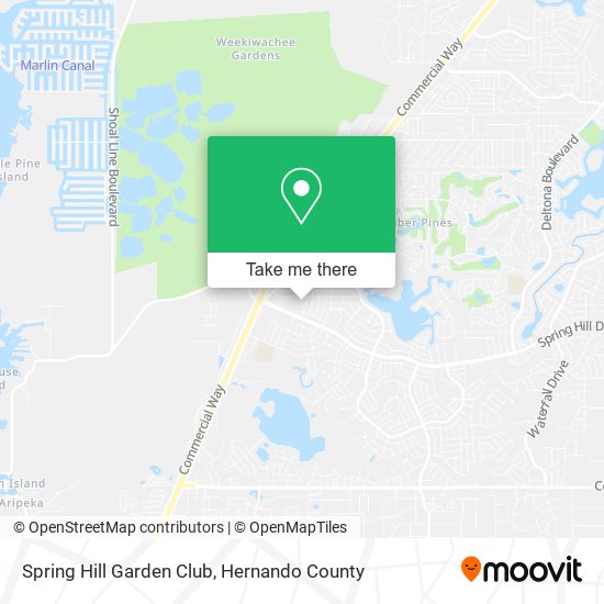 Mapa de Spring Hill Garden Club