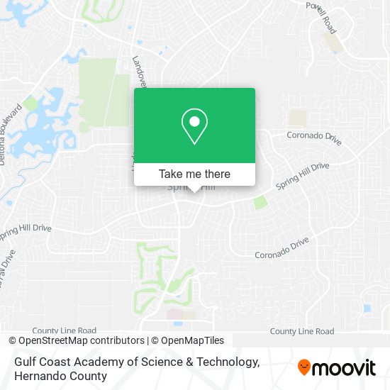 Mapa de Gulf Coast Academy of Science & Technology