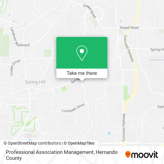 Professional Association Management map