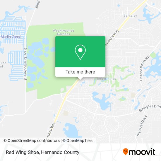 Red Wing Shoe map