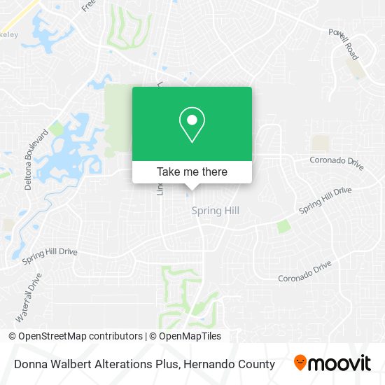 Donna Walbert Alterations Plus map