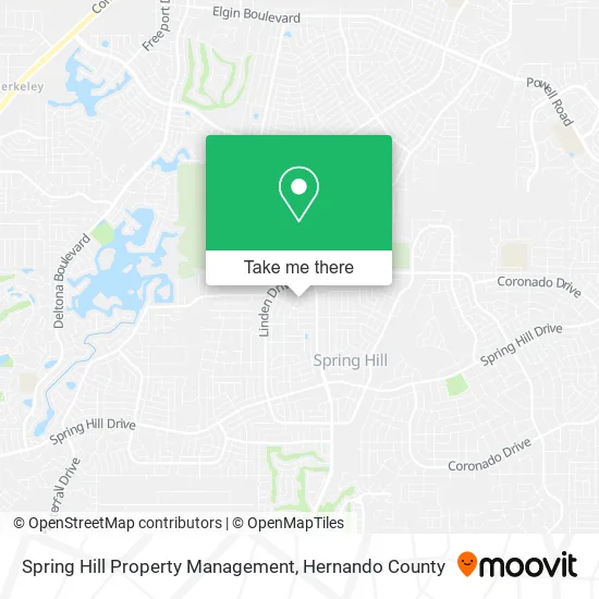 Spring Hill Property Management map