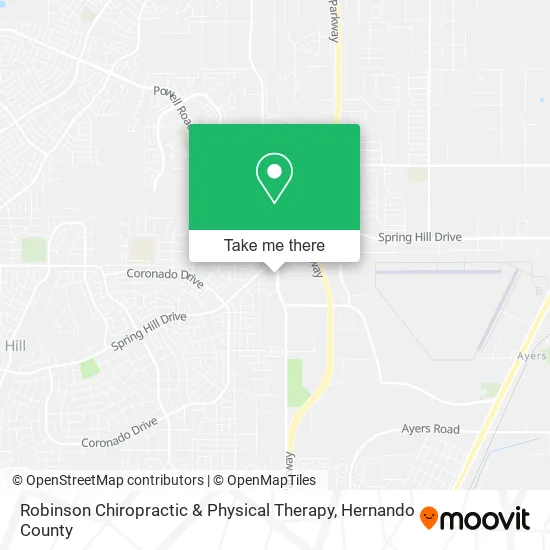 Robinson Chiropractic & Physical Therapy map
