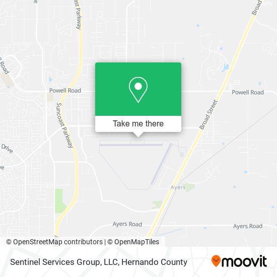 Mapa de Sentinel Services Group, LLC